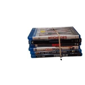 group of six blue ray dvds